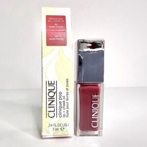 Clinique Pop Lip + Cheek Oil Nude Honey